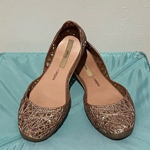 Melissa + Campana Jelly Zig Zag Flats